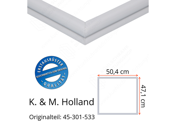 K. & M. Holland Türdichtung 47,1 x 50,4 cm Ersatzteil: 45-301-533 für verschiedene Modelle