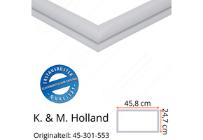 K. & M. Holland Schubladendichtung 24,7 x 45,8 cm Ersatzteil: 45-301-553 für verschiedene Modelle
