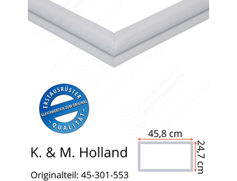 K. & M. Holland Schubladendichtung 24,7 x 45,8 cm Ersatzteil: 45-301-553 für verschiedene Modelle