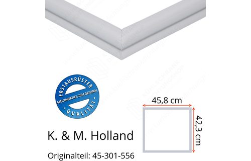 K. & M. Holland Schubladendichtung 42,3 x 45,8 cm Ersatzteil: 45-301-556 für verschiedene Modelle