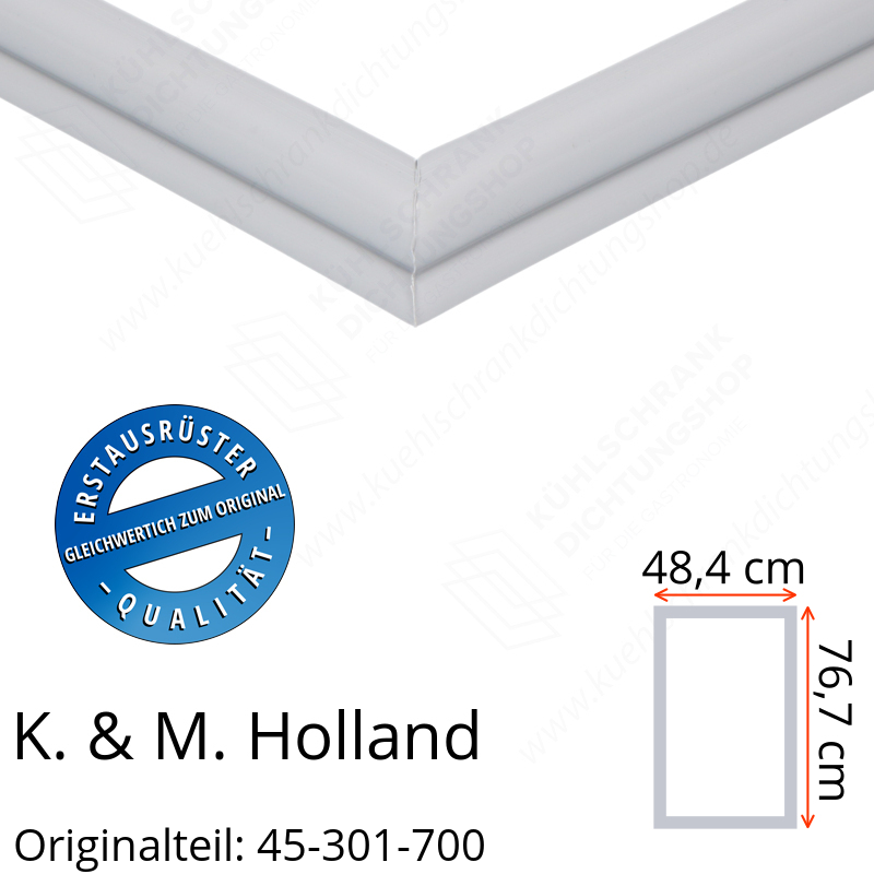 K. & M. Holland Türdichtung 76,7 x 48,4 cm Ersatzteil: 45-301-700 für verschiedene Modelle