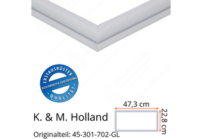 K. & M. Holland Schubladendichtung 22,8 x 47,3 cm Ersatzteil: 45-301-702-GL für verschiedene Modelle