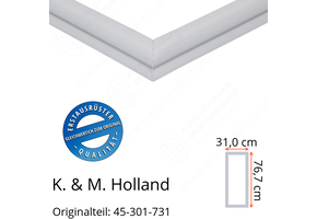 K. & M. Holland Türdichtung 76,7 x 31,0 cm Ersatzteil: 45-301-731 für verschiedene Modelle