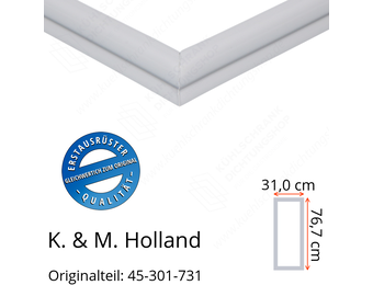 K. & M. Holland Türdichtung 76,7 x 31,0 cm Ersatzteil: 45-301-731 für verschiedene Modelle