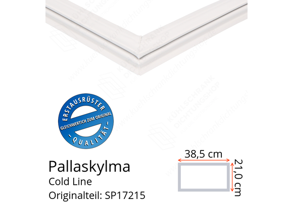 Pallaskylma Cold Line Schubladendichtung 21,0 x 38,5 cm