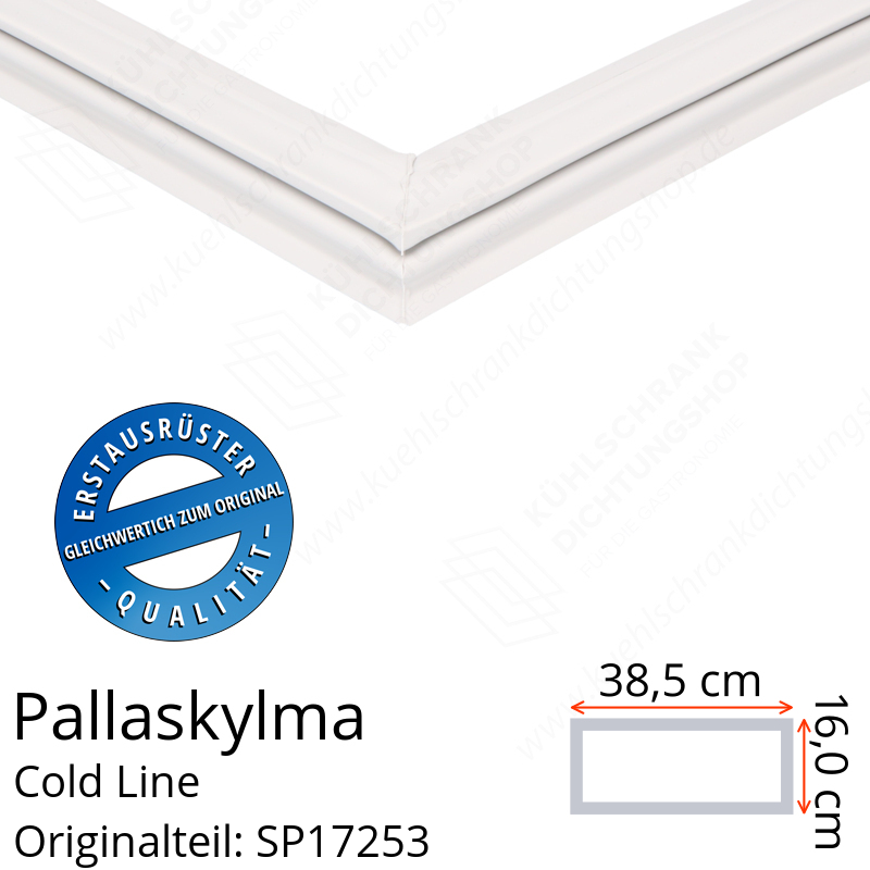 Pallaskylma Cold Line Schubladendichtung 16,0 x 38,5 cm