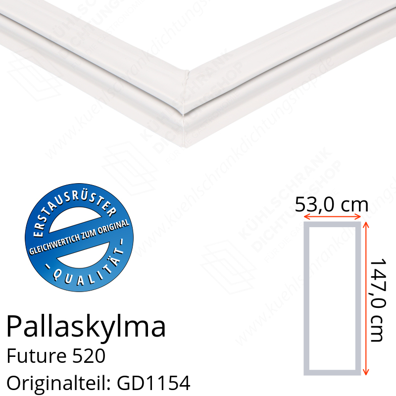 Pallaskylma Future 520 Türdichtung 147,0 x 53,0 cm