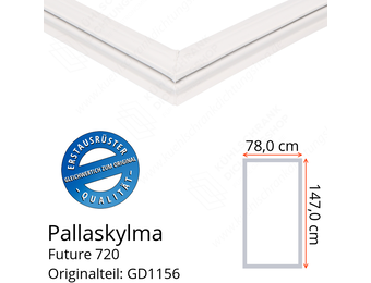 Pallaskylma Future 720 Türdichtung 147,0 x 78,0 cm