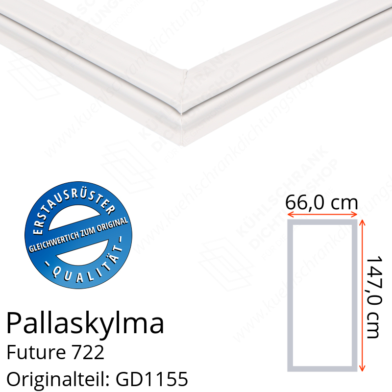 Pallaskylma Future 722 Türdichtung 147,0 x 66,0 cm