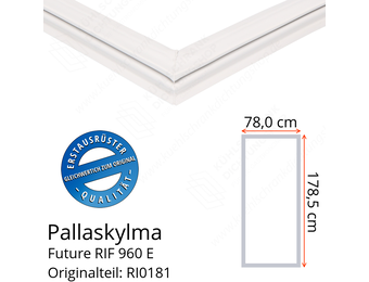 Pallaskylma Future RIF 960 E Türdichtung 178,5 x 78,0 cm