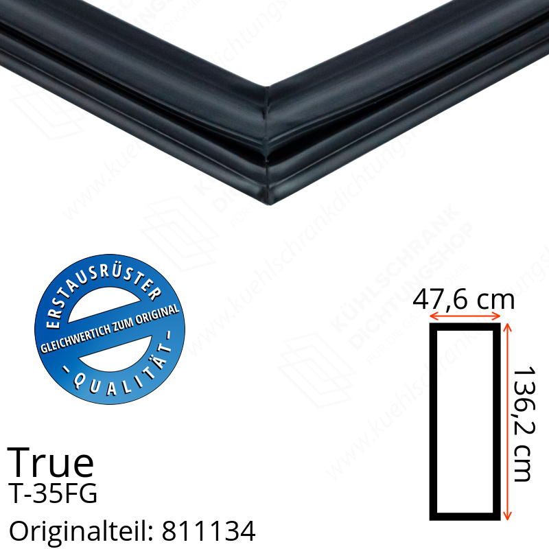 True T-35FG Türdichtung 136,2 x 47,6 cm (Profil breit)