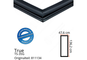 True TS-35G Türdichtung 136,2 x 47,6 cm (Profil breit)