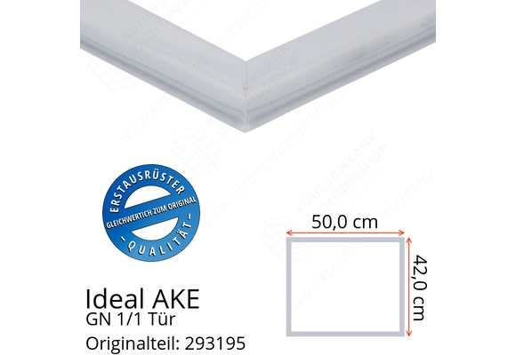 Ideal AKE 293195 Türdichtung 42,0 x 50,0 cm