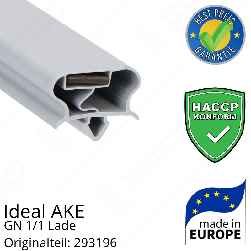 Ideal AKE Gastronorm-Tiefkühltische 560 mm Korpus-höhe, gn 1/1 Lade Schubladendichtung 42,0 x 50,0 cm