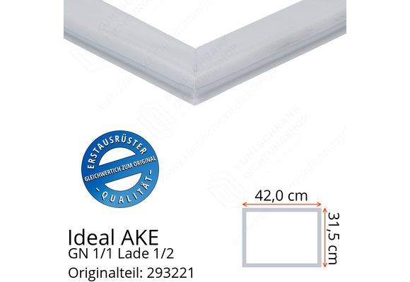 Ideal AKE 293221 Schubladendichtung 31,5 x 42,0 cm