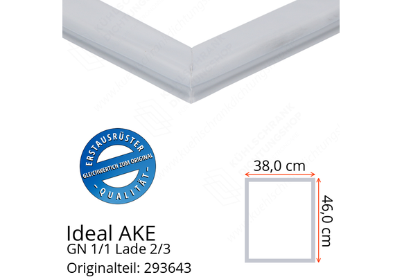 Ideal AKE 293643 Schubladendichtung 46,0 x 38,0 cm