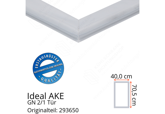 Ideal AKE 293650 Türdichtung 70,5 x 40,0 cm