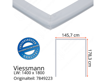 Viessmann Türdichtung 178,3 x 145,7 x 178,3 cm Ersatzteil: 7849223 (LW: 1400 x 1800)