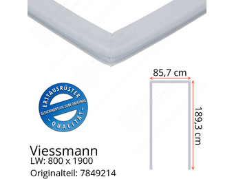 Viessmann Türdichtung 189,3 x 85,7 x 189,3 cm Ersatzteil: 7849214 (LW: 800 x 1900)