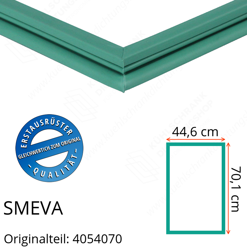 SMEVA Türdichtung 70,1 x 44,6 cm Ersatzteil: 4054070 für verschiedene Modelle