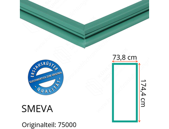 SMEVA Türdichtung 174,4 x 73,8 cm Ersatzteil: 75000 für verschiedene Modelle