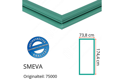 SMEVA Türdichtung 174,4 x 73,8 cm Ersatzteil: 75000 für verschiedene Modelle