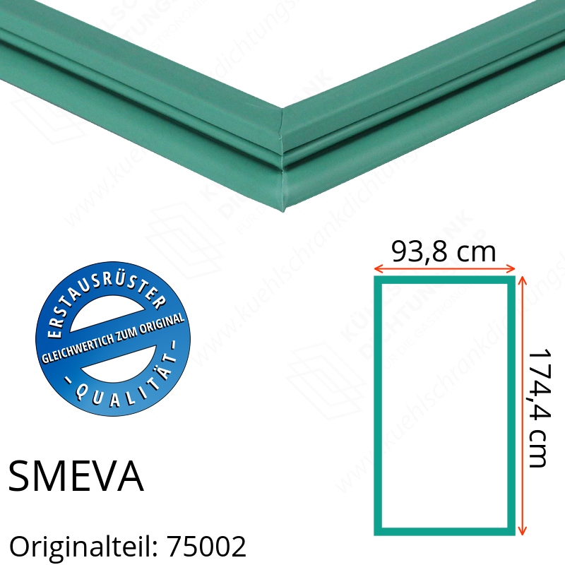 SMEVA Türdichtung 174,4 x 93,8 cm Ersatzteil: 75002 für verschiedene Modelle