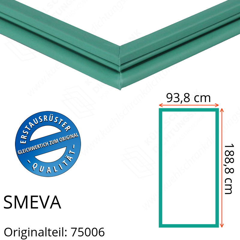 SMEVA Türdichtung 188,8 x 93,8 cm Ersatzteil: 75006 für verschiedene Modelle