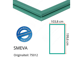 SMEVA Türdichtung 199,6 x 103,8 cm Ersatzteil: 75012 für verschiedene Modelle