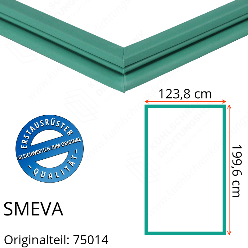 SMEVA Türdichtung 199,6 x 123,8 cm Ersatzteil: 75014 für verschiedene Modelle