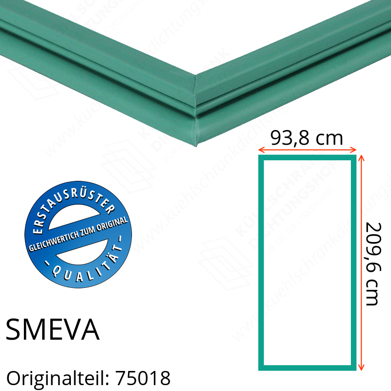 SMEVA Türdichtung 209,6 x 93,8 cm Ersatzteil: 75018 für verschiedene Modelle