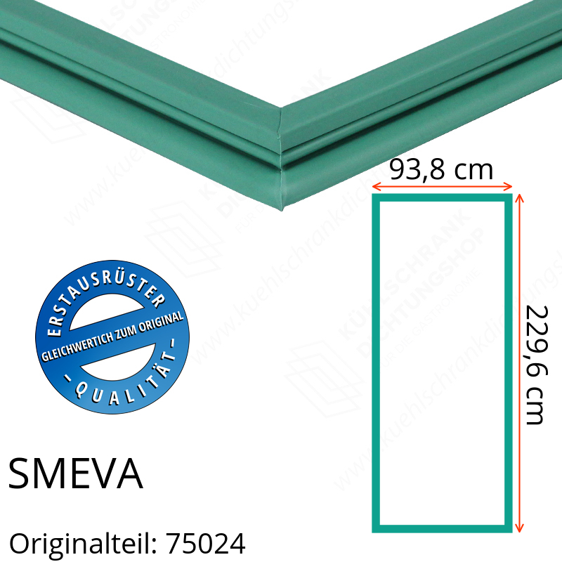 SMEVA Türdichtung 229,6 x 93,8 cm Ersatzteil: 75024 für verschiedene Modelle