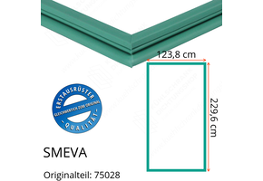 SMEVA Türdichtung 229,6 x 123,8 cm Ersatzteil: 75028 für verschiedene Modelle