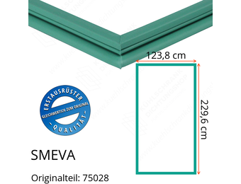 SMEVA Türdichtung 229,6 x 123,8 cm Ersatzteil: 75028 für verschiedene Modelle