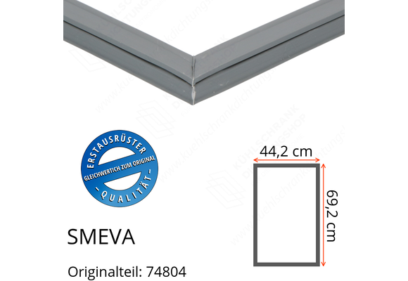 SMEVA Türdichtung 69,2 x 44,2 cm Ersatzteil: 74804 für verschiedene Modelle