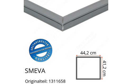 SMEVA Türdichtung 41,2 x 44,2 cm Ersatzteil: 1311658 für verschiedene Modelle