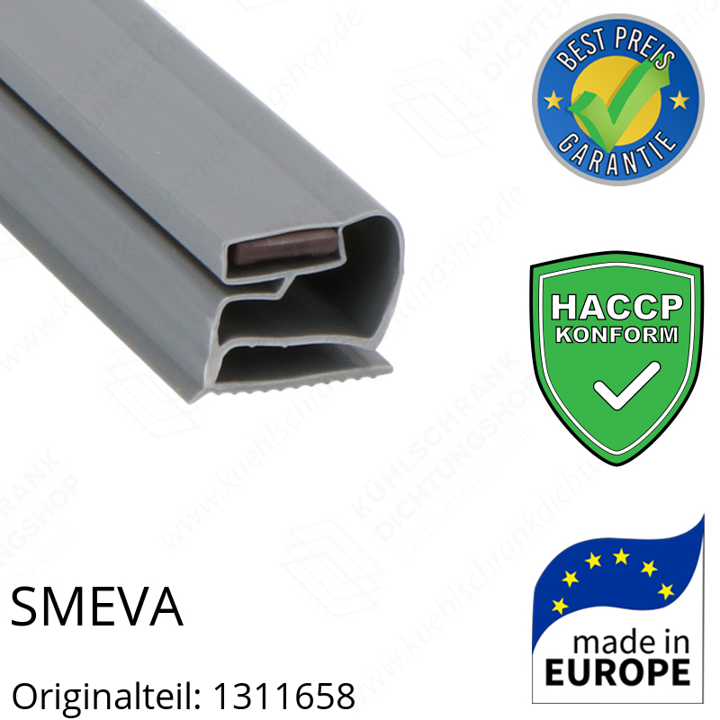 SMEVA Türdichtung 41,2 x 44,2 cm Ersatzteil: 1311658 für verschiedene Modelle