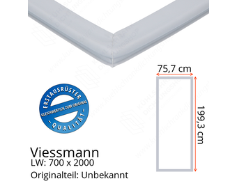 Viessmann Türdichtung 199,3 x 75,7 x 199,3 cm Ersatzteil: Unbekannt (LW: 700 x 2000)