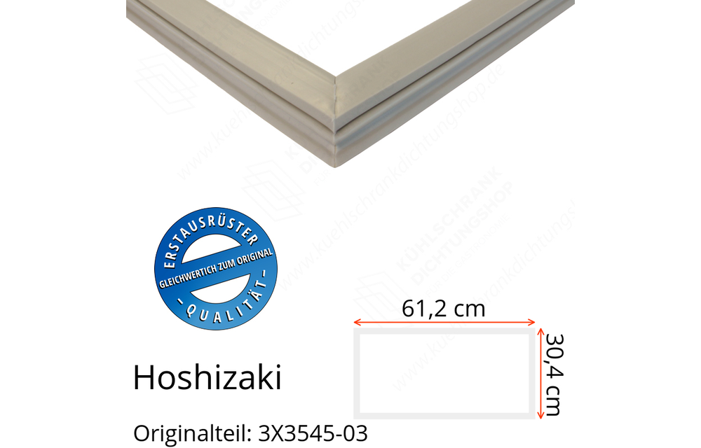 Hoshizaki Dichtung 30,4 x 61,2 cm Ersatzteil: 3X3545-03 für verschiedene Modelle