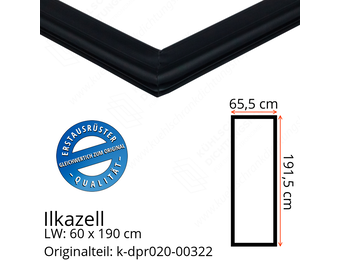 Ilkazell Türdichtung 191,5 x 65,5 x 191,5 cm Ersatzteil: k-dpr020-00322 (LW: 60 x 190)