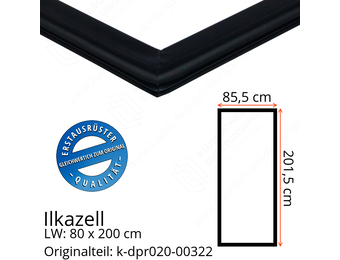 Ilkazell Türdichtung 201,5 x 85,5 x 201,5 cm Ersatzteil: k-dpr020-00322 (LW: 80 x 200)