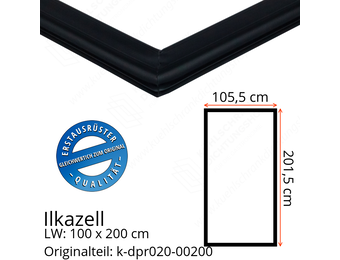 Ilkazell Türdichtung 201,5 x 105,5 x 201,5 cm Ersatzteil: k-dpr020-00200 (LW: 100 x 200)