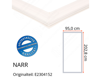 NARR Isolierturen Türdichtung 202,8 x 95,0 x 202,8 cm Ersatzteil: E2304152