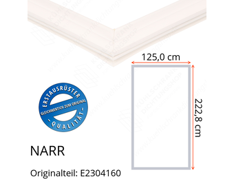 NARR Isolierturen Türdichtung 222,8 x 125,0 x 222,8 cm Ersatzteil: E2304160