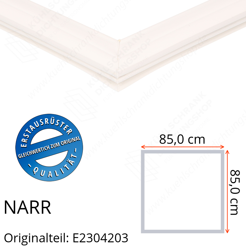 NARR Isolierturen Dichtung 85,0 x 85,0 cm Ersatzteil: E2304203