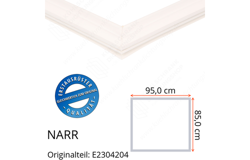 NARR Isolierturen Dichtung 85,0 x 95,0 cm Ersatzteil: E2304204