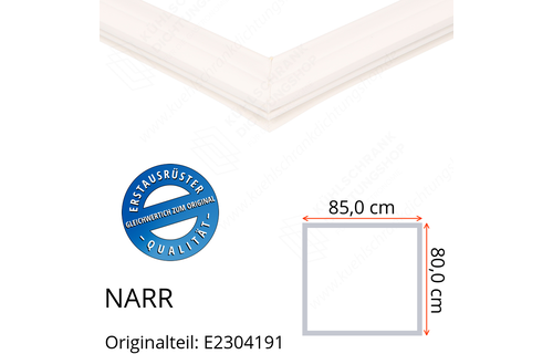 NARR Isolierturen Dichtung 80,0 x 85,0 cm Ersatzteil: E2304191