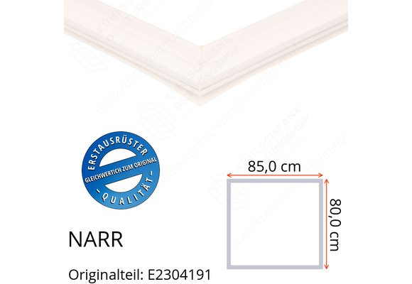 NARR Isolierturen Dichtung 80,0 x 85,0 cm Ersatzteil: E2304191