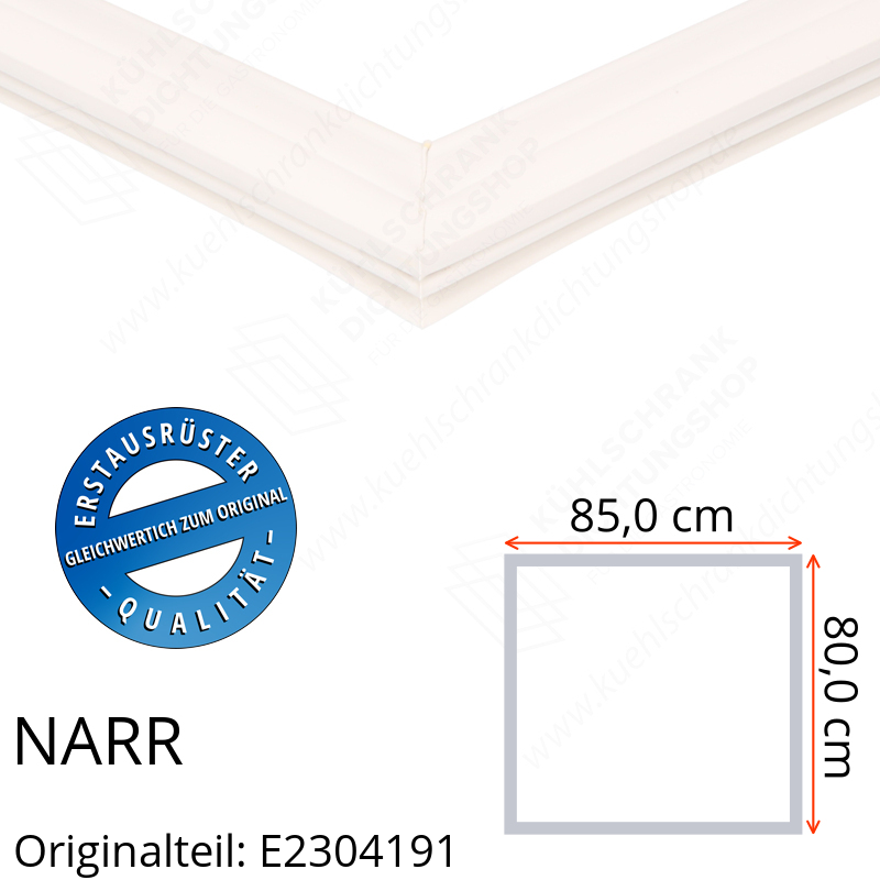 NARR Isolierturen Dichtung 80,0 x 85,0 cm Ersatzteil: E2304191