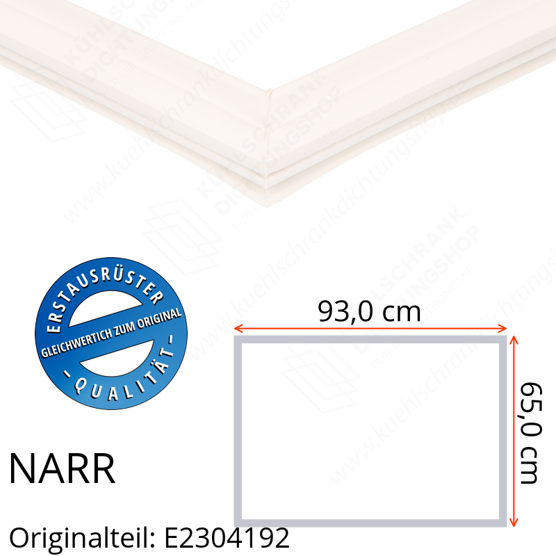 NARR Isolierturen Dichtung 65,0 x 93,0 cm Ersatzteil: E2304192